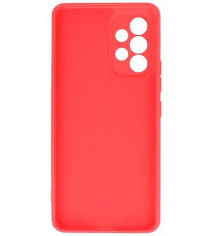 2.0mm Dikke Fashion Telefoonhoesje - Siliconen Hoesje voor Samsung Galaxy A33 5G - Rood