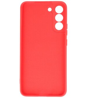 2.0mm Dikke Fashion Telefoonhoesje - Siliconen Hoesje voor Samsung Galaxy S22 Plus - Rood