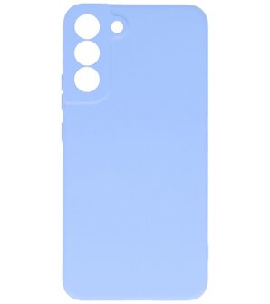 2.0mm Dikke Fashion Telefoonhoesje - Siliconen Hoesje voor Samsung Galaxy S22 Plus - Paars