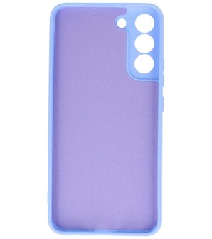 2.0mm Dikke Fashion Telefoonhoesje - Siliconen Hoesje voor Samsung Galaxy S22 Plus - Paars