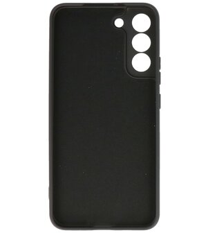 2.0mm Dikke Fashion Telefoonhoesje - Siliconen Hoesje voor Samsung Galaxy S22 - Zwart