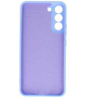 2.0mm Dikke Fashion Telefoonhoesje - Siliconen Hoesje voor Samsung Galaxy S22 - Paars