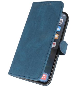 Portemonnee Book Case Hoesje voor iPhone 12 &amp; iPhone 12 Pro - Blauw