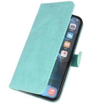 Portemonnee Book Case Hoesje voor iPhone 12 &amp; iPhone 12 Pro - Turquoise