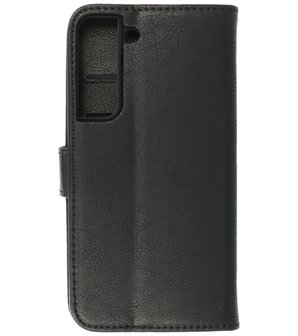 Booktype Hoesje Wallet Case Telefoonhoesje voor Samsung Galaxy S22 Plus - Zwart