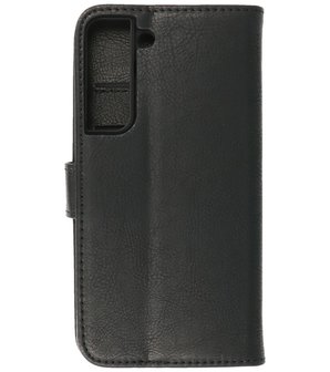 Booktype Hoesje Wallet Case Telefoonhoesje voor Samsung Galaxy S22 - Zwart