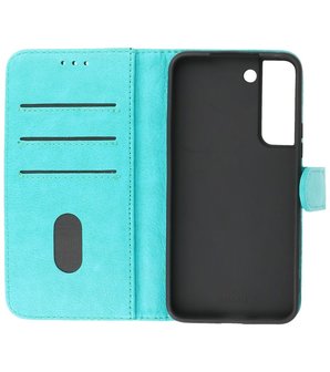 Booktype Hoesje Wallet Case Telefoonhoesje voor Samsung Galaxy S22 - Groen