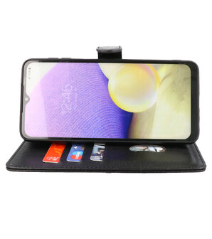 Booktype Hoesje Wallet Case Telefoonhoesje voor Samsung Galaxy M52 5G - Zwart