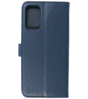 Booktype Hoesje Wallet Case Telefoonhoesje voor Samsung Galaxy M52 5G - Navy