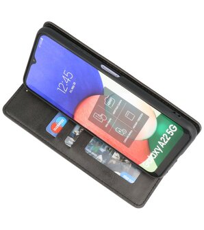 Magnetisch Folio Telefoonhoesje voor Samsung Galaxy A22 5G Zwart