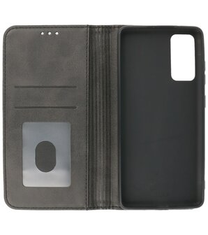 Magnetisch Folio Telefoonhoesje voor Samsung Galaxy S20 FE Zwart