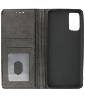 Magnetisch Folio Telefoonhoesje voor Samsung Galaxy S20 Plus Zwart