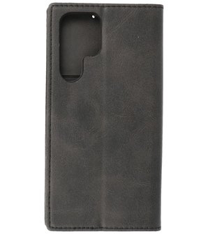 Magnetisch Folio Telefoonhoesje voor Samsung Galaxy S22 Ultra Zwart