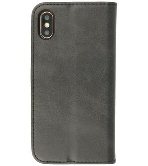 Magnetisch Folio Telefoonhoesje voor iPhone X &amp; iPhone Xs Zwart