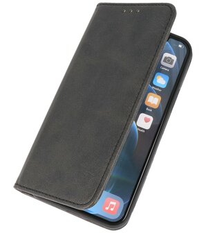 Magnetisch Folio Telefoonhoesje voor iPhone 12 &amp; iPhone 12 Pro Zwart