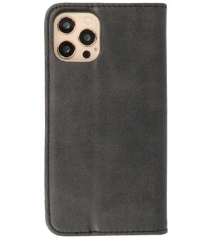 Magnetisch Folio Telefoonhoesje voor iPhone 12 &amp; iPhone 12 Pro Zwart