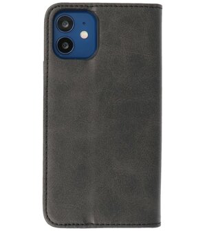 Magnetisch Folio Telefoonhoesje voor iPhone 12 &amp; iPhone 12 Pro Zwart