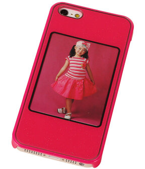 Fotolijst Backcover Hardcase iPhone 5/5S Rood