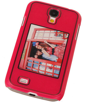 Fotolijst Backcover Hardcase Galaxy S4 I9500 Rood