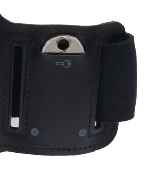 Ascend Y330 Zwart Sport Armband Neopreen