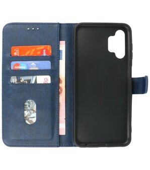 Booktype Hoesje Wallet Case Telefoonhoesje voor Samsung Galaxy A13 4G - Navy