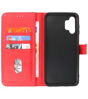 Booktype Hoesje Wallet Case Telefoonhoesje voor Samsung Galaxy A13 4G - Rood