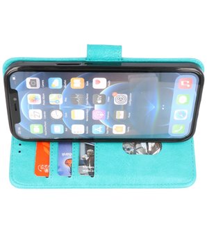 Booktype Hoesje Wallet Case Telefoonhoesje voor iPhone XR - Groen