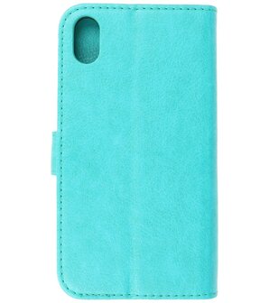 Booktype Hoesje Wallet Case Telefoonhoesje voor iPhone XR - Groen