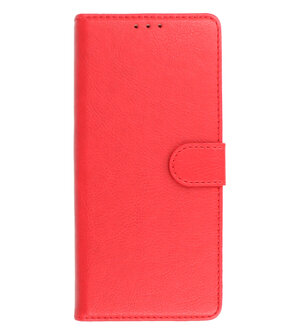 Booktype Hoesje Wallet Case Telefoonhoesje voor Motorola Moto G22 - Rood