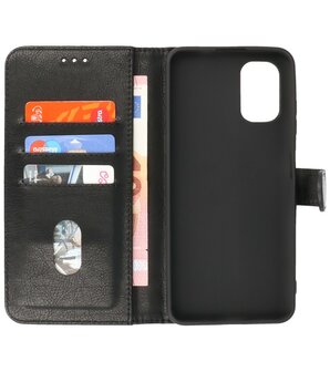 Booktype Hoesje Wallet Case Telefoonhoesje voor Nokia G21 - Nokia G11 - Zwart