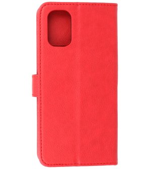 Booktype Hoesje Wallet Case Telefoonhoesje voor Nokia G21 - Rood