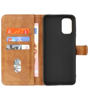 Booktype Hoesje Wallet Case Telefoonhoesje voor Nokia G21 - Bruin