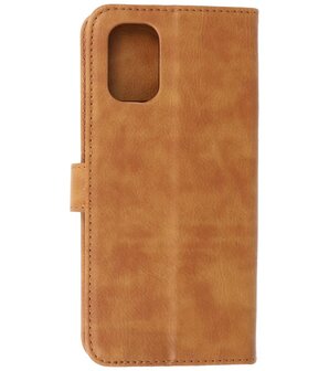 Booktype Hoesje Wallet Case Telefoonhoesje voor Nokia G21 - Bruin