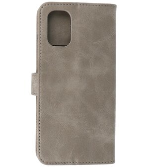Booktype Hoesje Wallet Case Telefoonhoesje voor Nokia G21 - Grijs