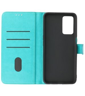 Booktype Hoesje Wallet Case Telefoonhoesje voor Oppo Find X5 Lite - Groen