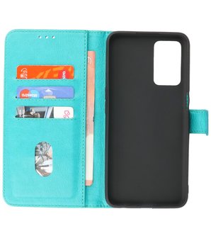 Booktype Hoesje Wallet Case Telefoonhoesje voor Oppo Find X5 Lite - Groen