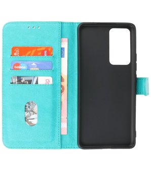 Booktype Hoesje Wallet Case Telefoonhoesje voor Xiaomi 12 Pro - Groen