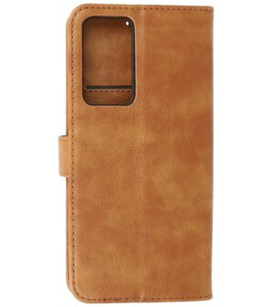 Booktype Hoesje Wallet Case Telefoonhoesje voor Xiaomi 12 Pro - Bruin