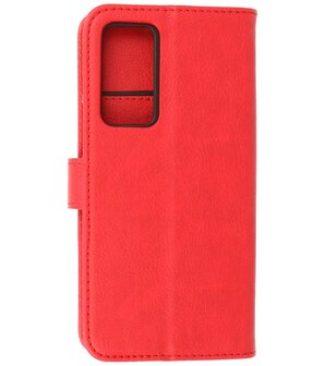 Booktype Hoesje Wallet Case Telefoonhoesje voor Xiaomi 12 - Rood