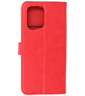 Booktype Hoesje Wallet Case Telefoonhoesje voor Oppo Find X5 - Rood