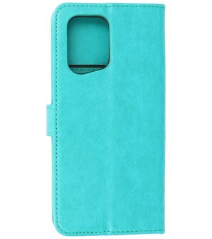 Booktype Hoesje Wallet Case Telefoonhoesje voor Oppo Find X5 Pro - Groen