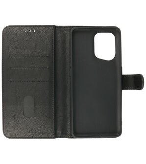 Booktype Hoesje Wallet Case Telefoonhoesje voor Oppo Find X5 Pro - Zwart