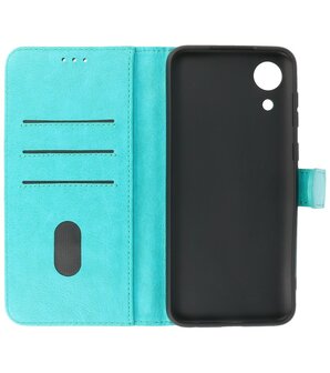 Booktype Hoesje Wallet Case Telefoonhoesje voor Samsung Galaxy A03 Core - Groen