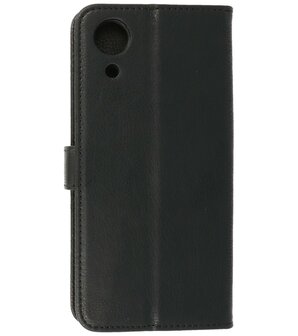 Booktype Hoesje Wallet Case Telefoonhoesje voor Samsung Galaxy A03 Core - Zwart