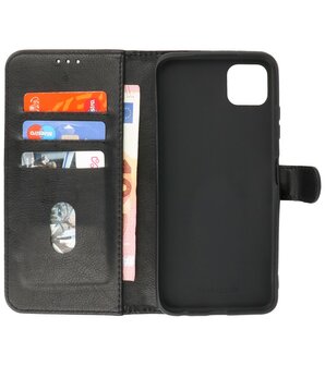 Booktype Hoesje Wallet Case Telefoonhoesje voor Samsung Galaxy A03 - Zwart