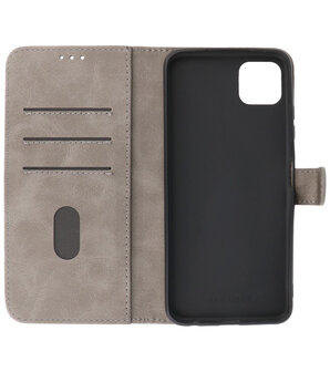 Booktype Hoesje Wallet Case Telefoonhoesje voor Samsung Galaxy A03 - Grijs