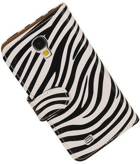 Zebra Samsung Galaxy S4 Hoesjes Book/Wallet Case/Cover