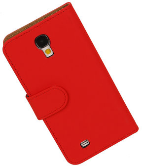 Rood Samsung Galaxy S4 Hoesjes Book/Wallet Case/Cover