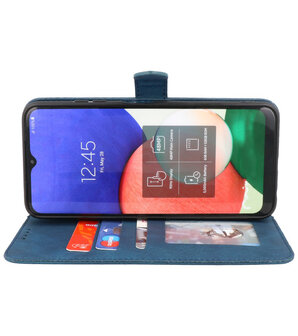 Samsung Galaxy S22 Ultra Hoesje Portemonnee Book Case - Blauw