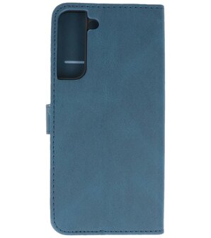 Samsung Galaxy S22 Plus Hoesje Portemonnee Book Case - Blauw